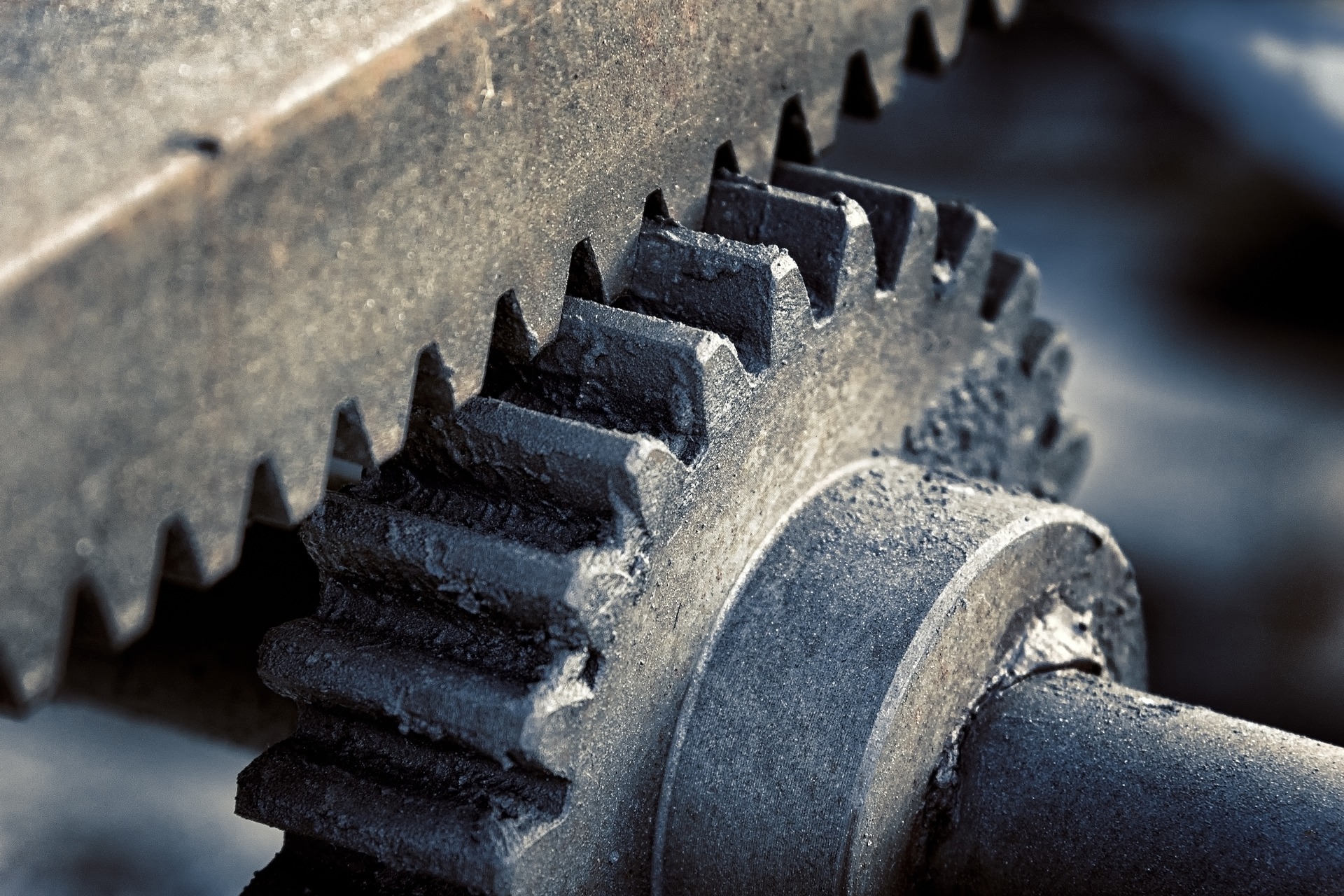 image of gears close up